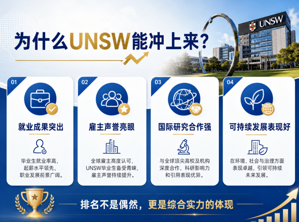 UNSW为什么能冲上来？